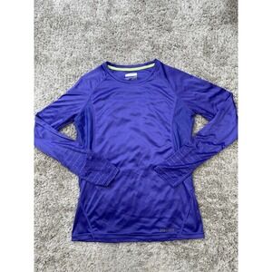 Marmot Shirt Womens Medium Purple Long Sleeve Lightweight Athletic Outdoor Top